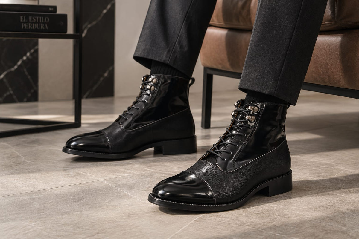 BOTIN ESCOCES NEGRO FLORENTIC