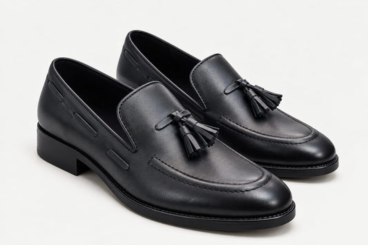 MOCASIN BORLAS NEGRO