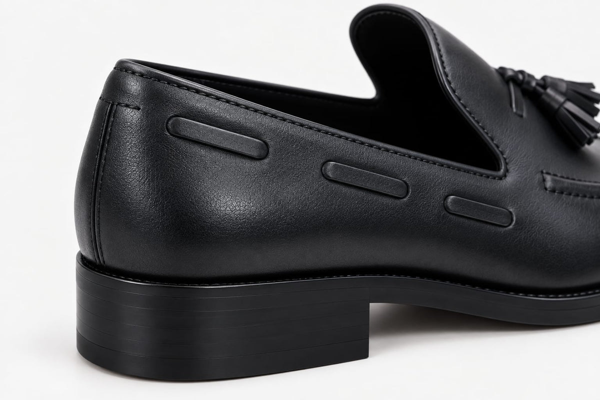 MOCASIN BORLAS NEGRO