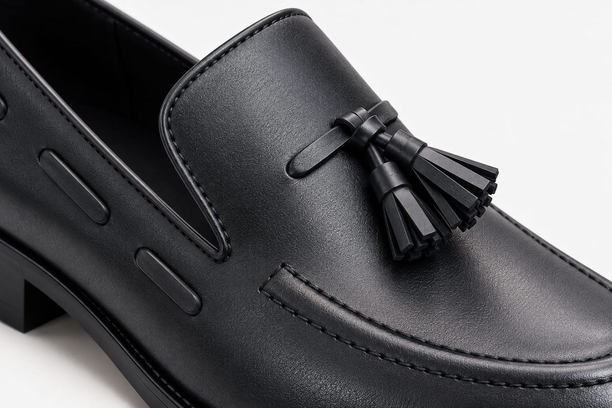 MOCASIN BORLAS NEGRO