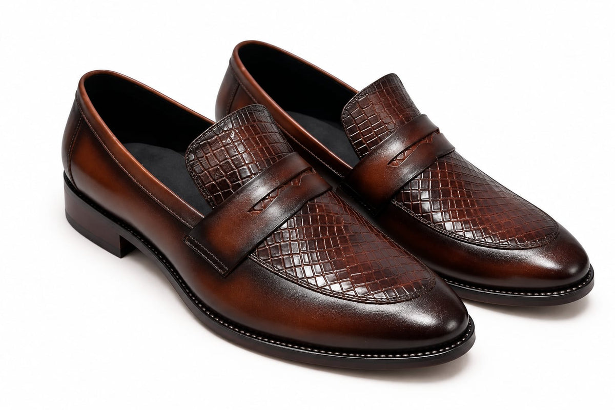 PENNY LOAFER CAFE CROCO