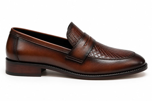 PENNY LOAFER CAFE CROCO