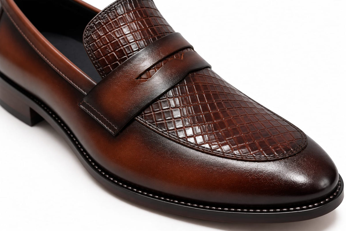 PENNY LOAFER CAFE CROCO