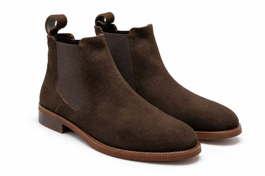 BOTIN CHELSEA GAMUZA CAFE