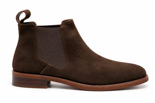 BOTIN CHELSEA GAMUZA CAFE