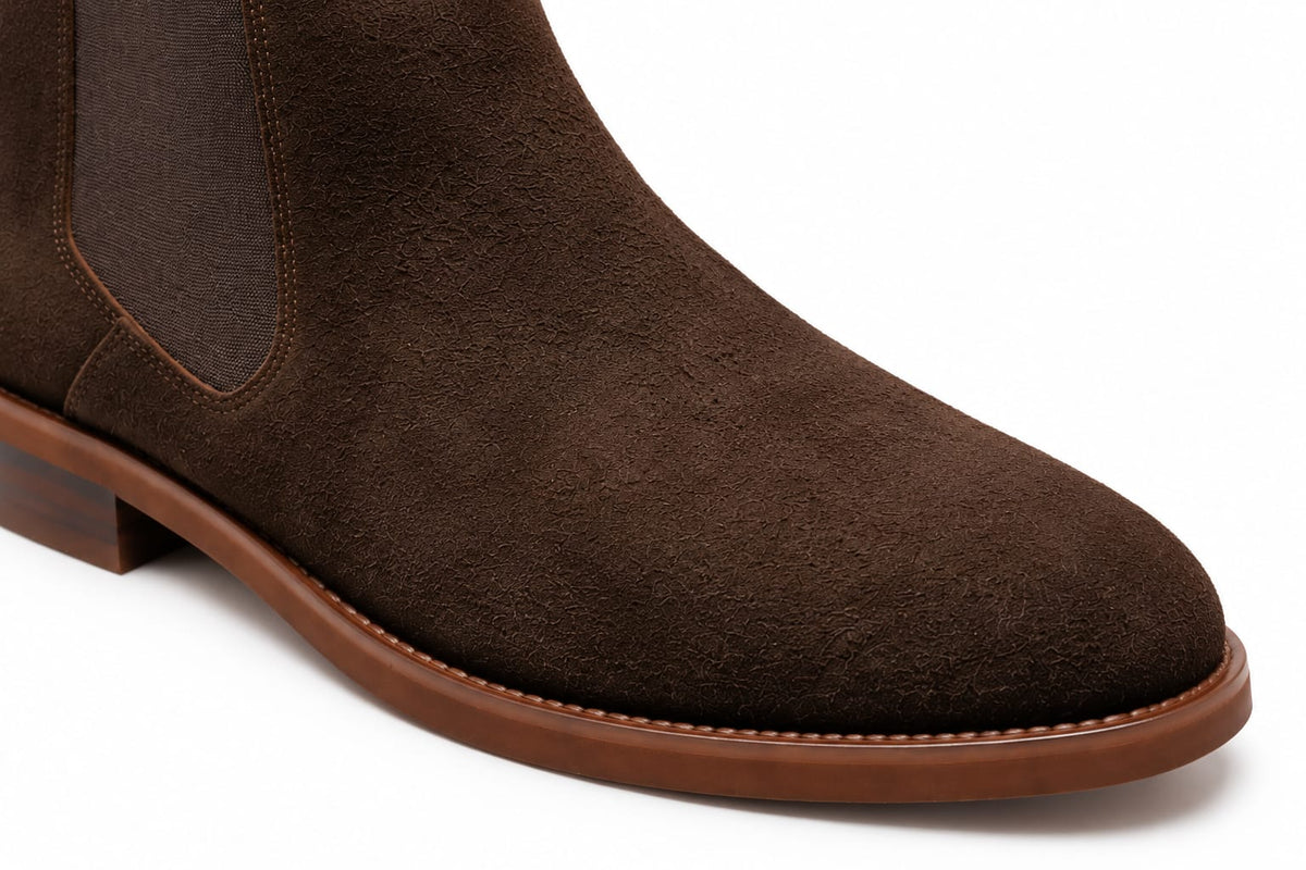 BOTIN CHELSEA GAMUZA CAFE