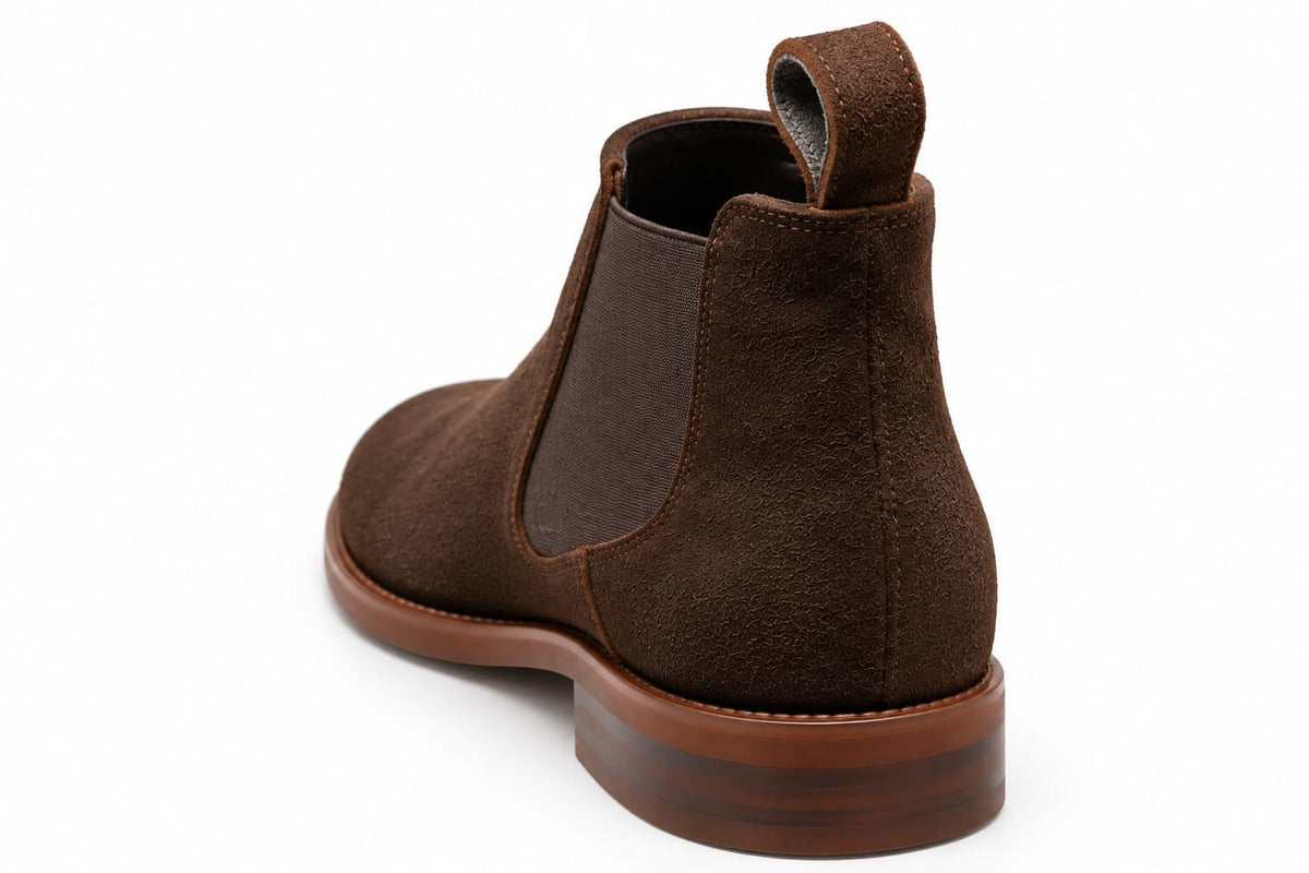 BOTIN CHELSEA GAMUZA CAFE